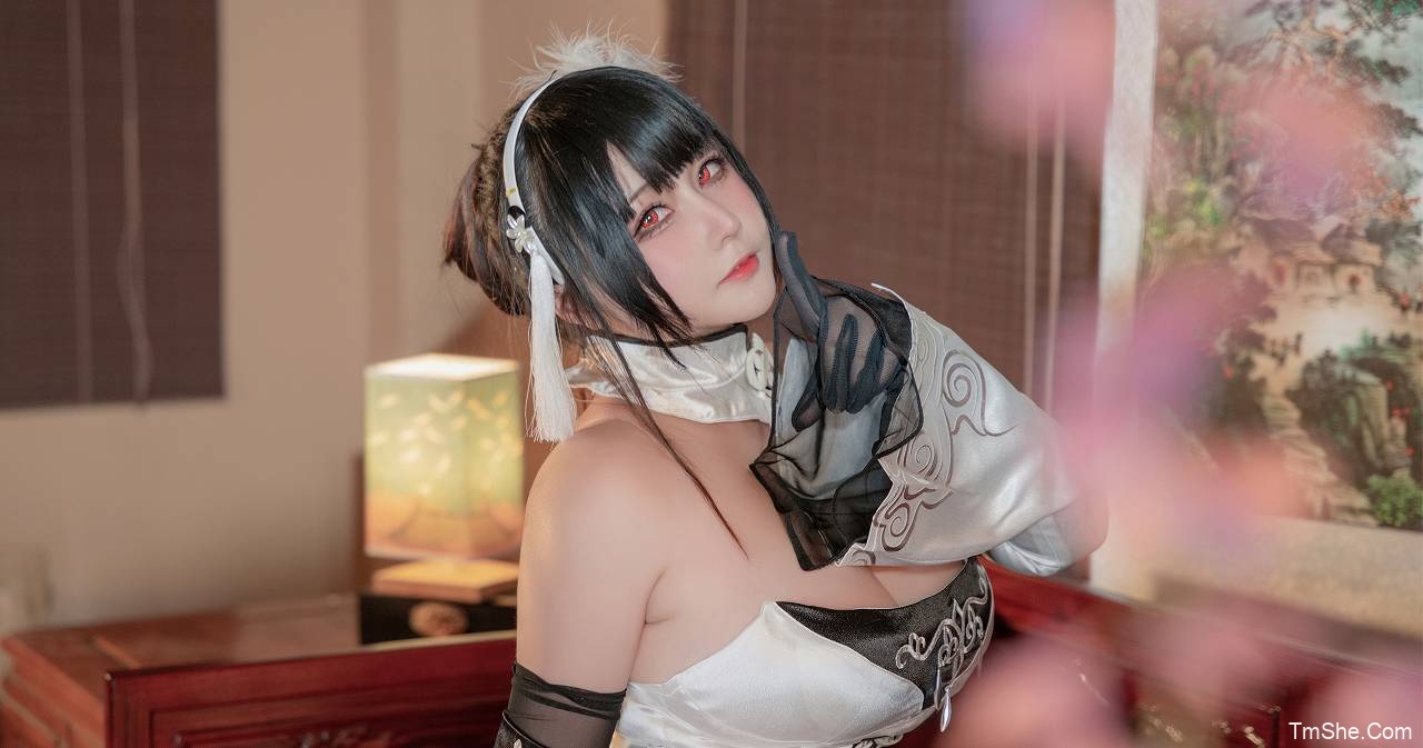 「KANEKO_咔喵」碧蓝航线 – 镇海白旗袍(30P/2V/693MB)-猫萌