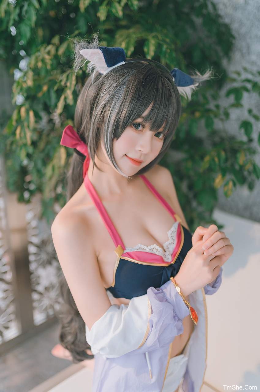 星黛鹿鹿(千反田鹿子)凯露泳装 – 电子图(45P/337MB)-猫萌