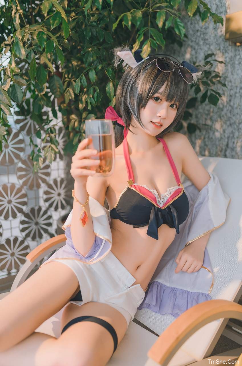 星黛鹿鹿(千反田鹿子)凯露泳装 – 电子图(45P/337MB)-猫萌