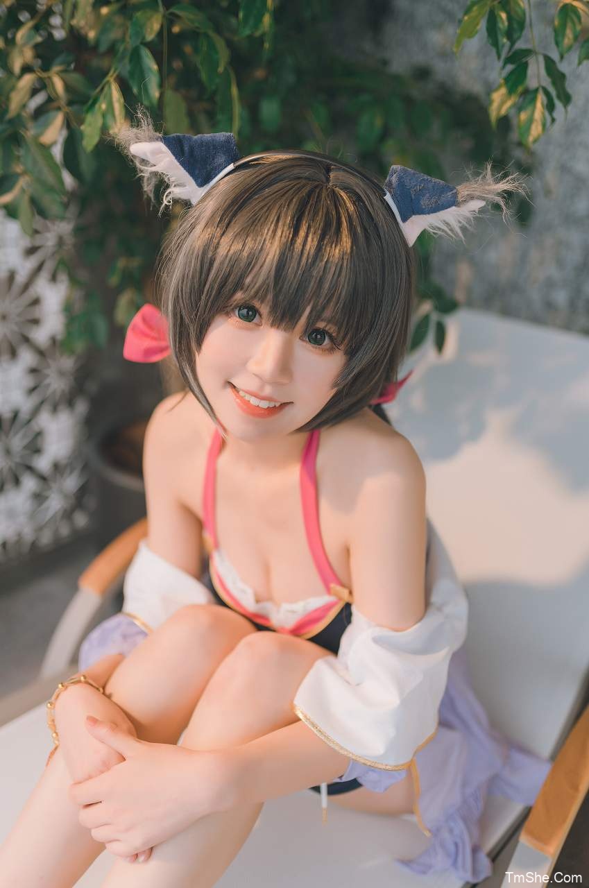 星黛鹿鹿(千反田鹿子)凯露泳装 – 电子图(45P/337MB)-猫萌