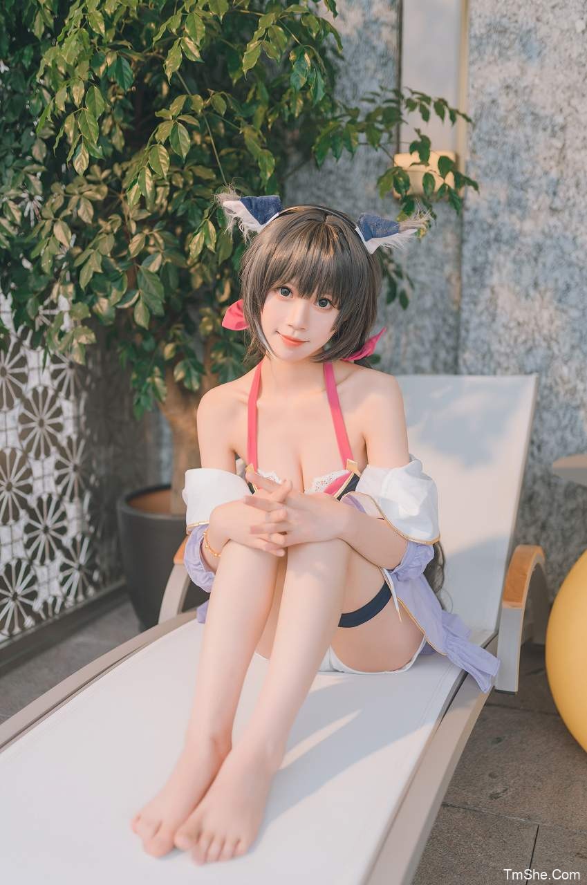 星黛鹿鹿(千反田鹿子)凯露泳装 – 电子图(45P/337MB)-猫萌