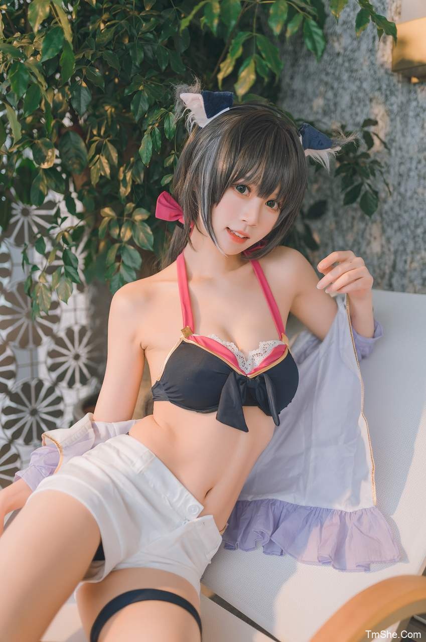 星黛鹿鹿(千反田鹿子)凯露泳装 – 电子图(45P/337MB)-猫萌