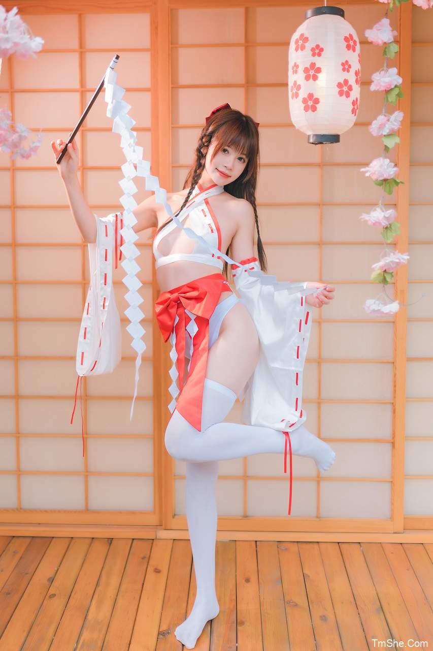 星黛鹿鹿(千反田鹿子)巫女 – 电子图(45P/726MB)-猫萌