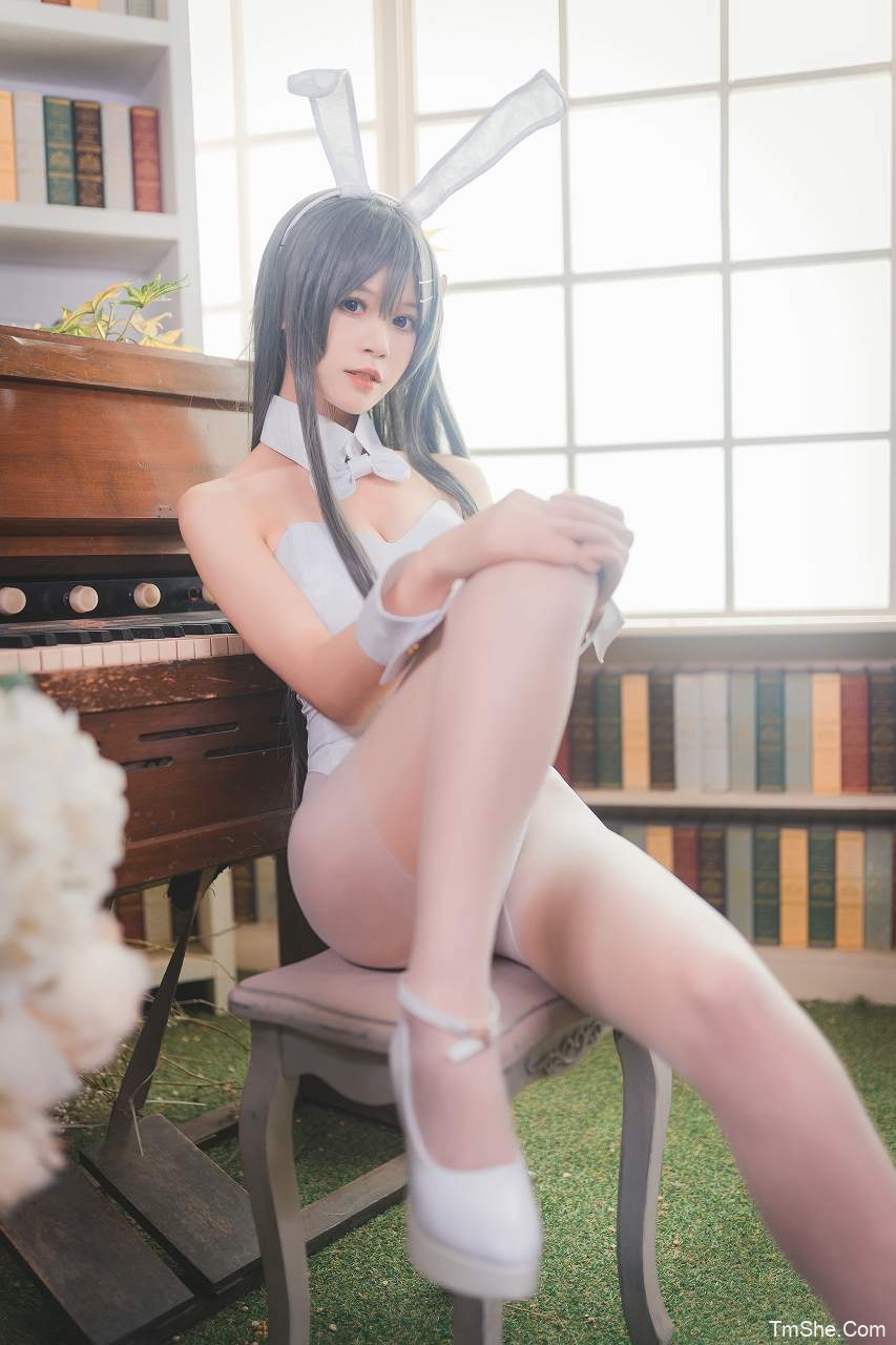 星黛鹿鹿(千反田鹿子)樱岛麻衣白兔女郎 – 电子图(33P/553MB)-猫萌