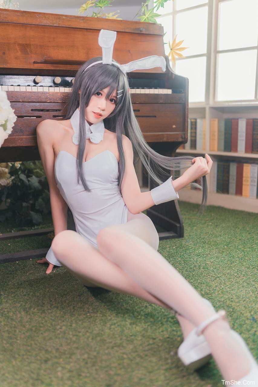 星黛鹿鹿(千反田鹿子)樱岛麻衣白兔女郎 – 电子图(33P/553MB)-猫萌