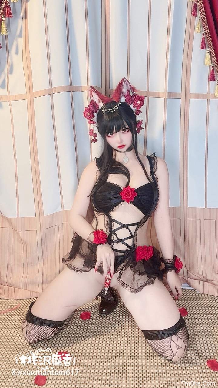 「筱田甜」视图 – 玫瑰内线(69P/19V/950MB)-猫萌