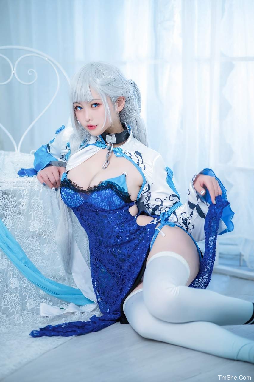 「动漫博主」樱岛嗷一  - 贝尔法斯特旗袍(15P/145MB)-猫萌