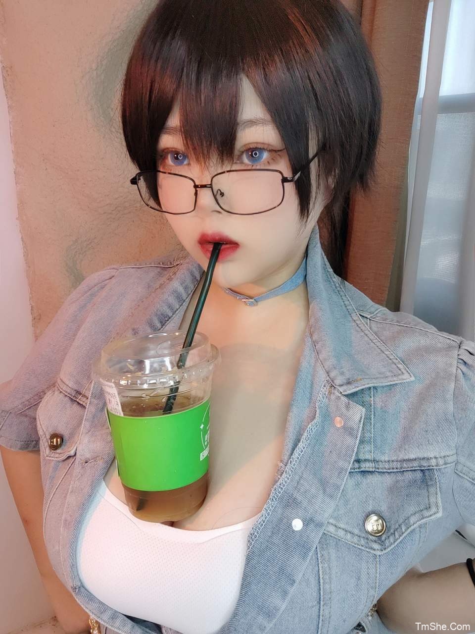 「茶杯不泡tea」真爱粉 - 千禧牛仔(38P/3V/310MB)-猫萌