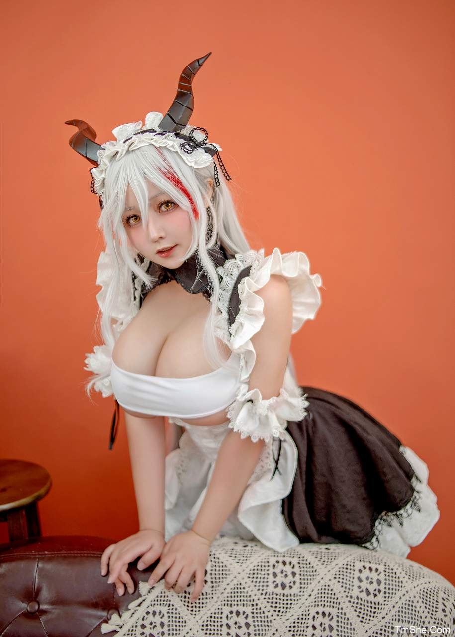 「KANEKO_咔喵」COS图包 – 埃吉尔女仆(37P/3V/2.40GB)-猫萌