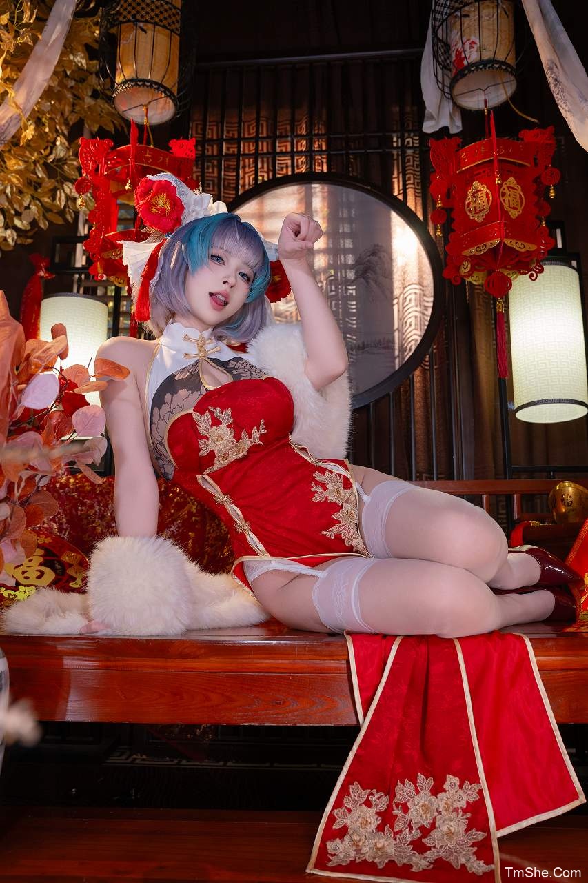 「清水由乃」柴郡 – 新春旗袍(71P/1V/2.41GB)-猫萌