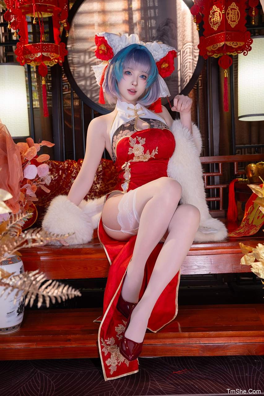 「清水由乃」柴郡 – 新春旗袍(71P/1V/2.41GB)-猫萌