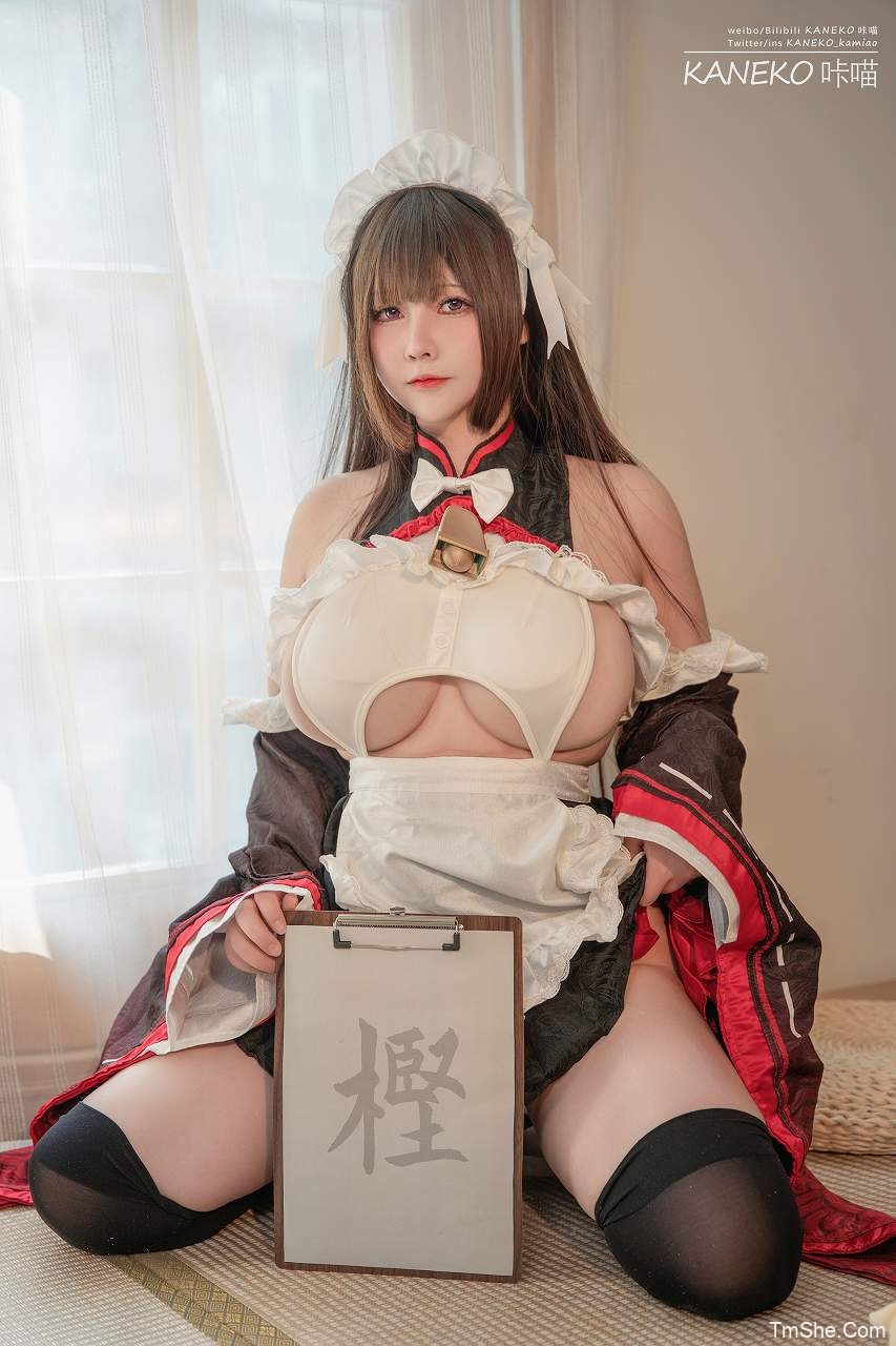 「KANEKO_咔喵」樫野 – 牛牛女仆(35P/2V/982MB)-猫萌