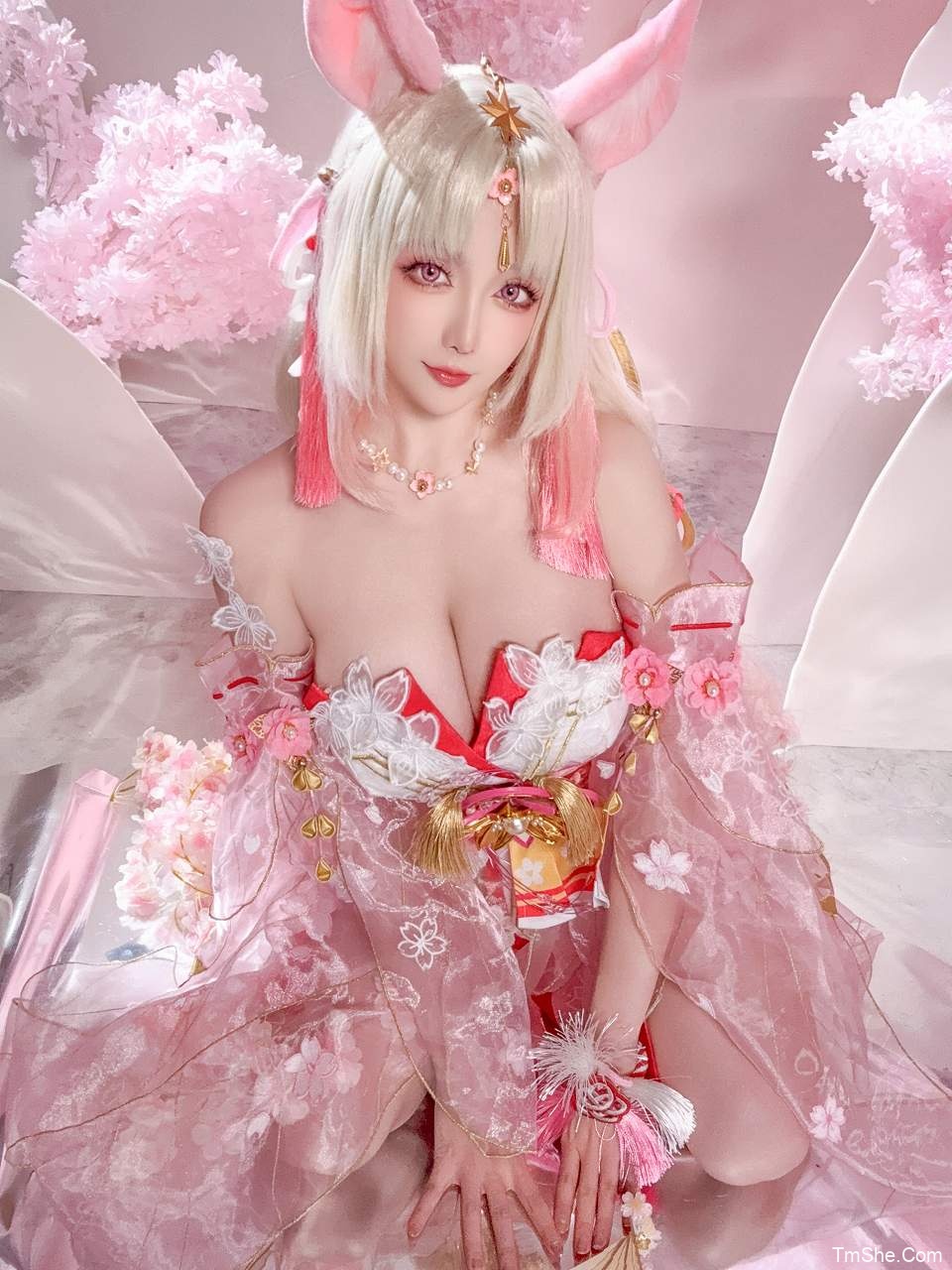 「星之迟迟」3月计划A – 永劫无间樱云天女(42P/268MB)-猫萌
