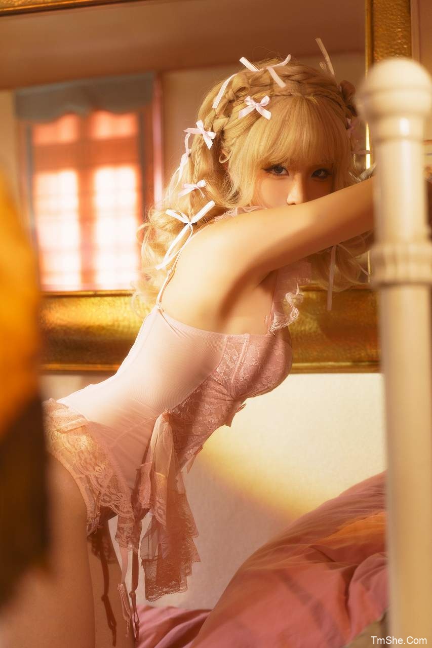 「蠢沫沫」摄影作品 – 《金发》(94P/1.01GB)-猫萌