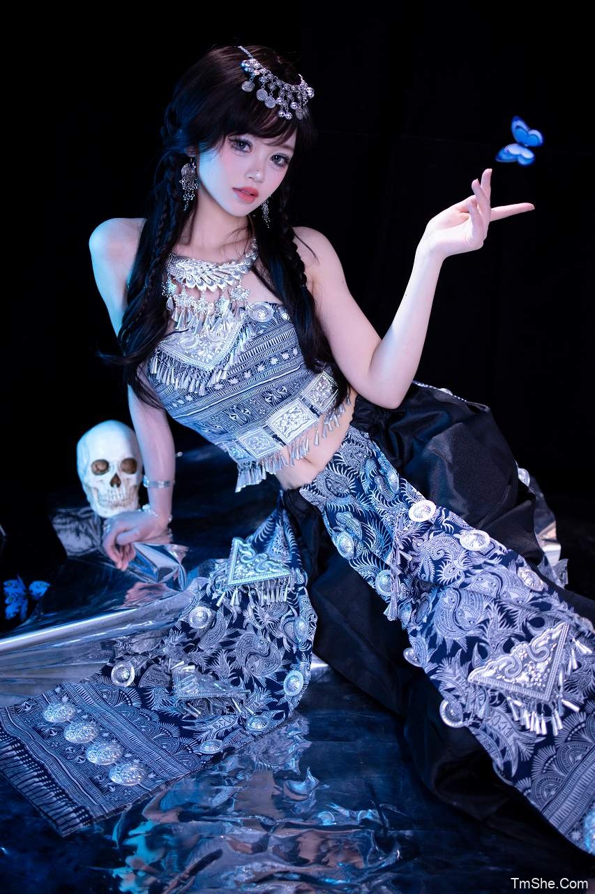星黛鹿鹿(千反田鹿子)图集 – 苗疆蓝蝶(52P/710MB)-猫萌