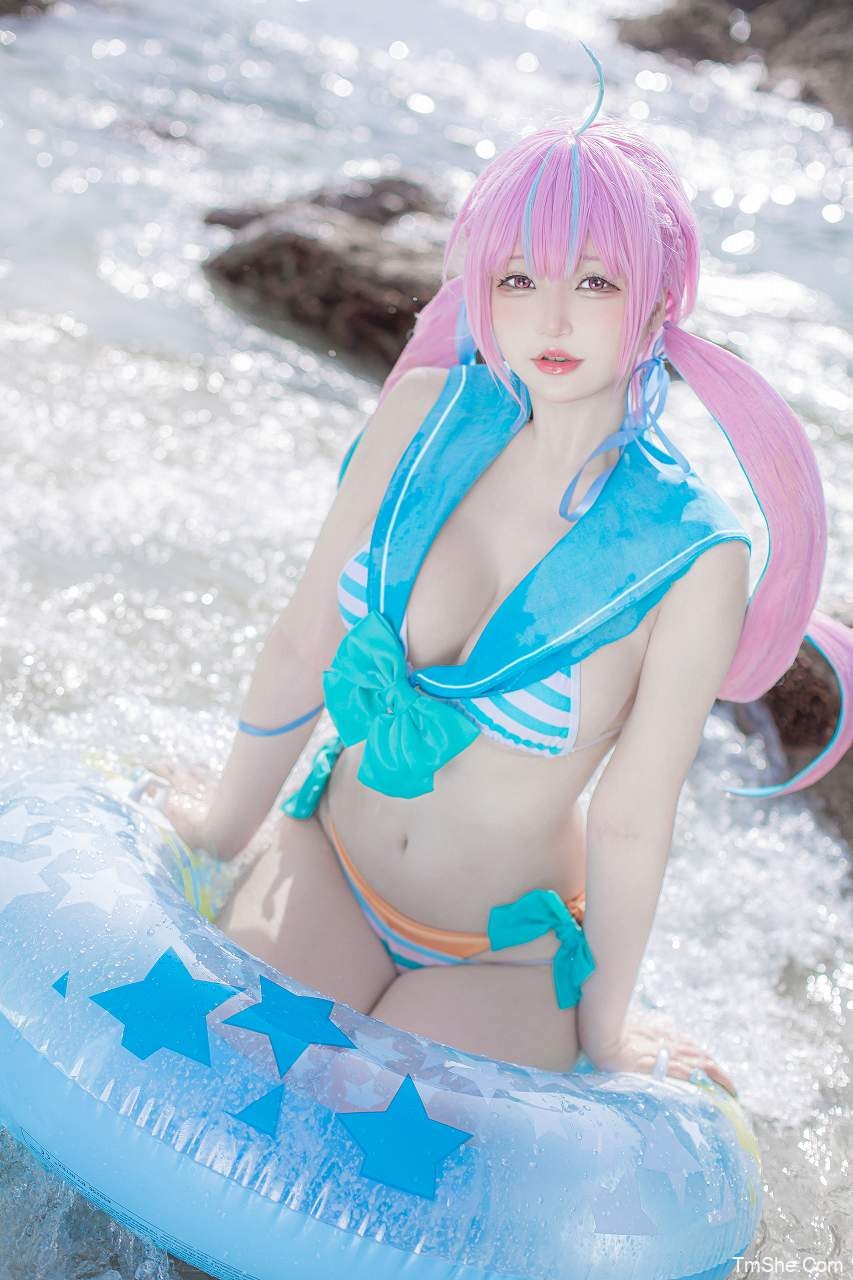 「Takanashi Hanari」图包 – Aqua(21P/55MB)-猫萌