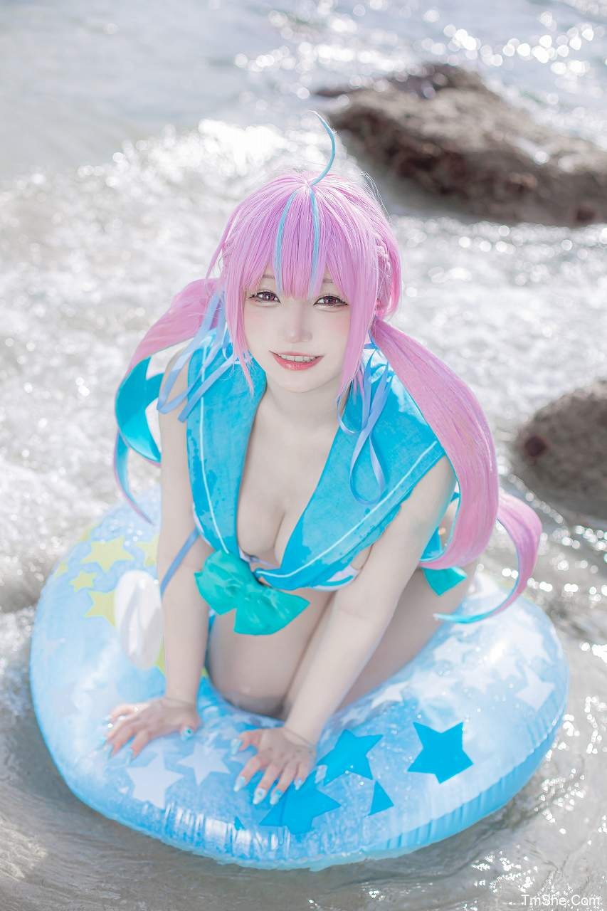 「Takanashi Hanari」图包 – Aqua(21P/55MB)-猫萌