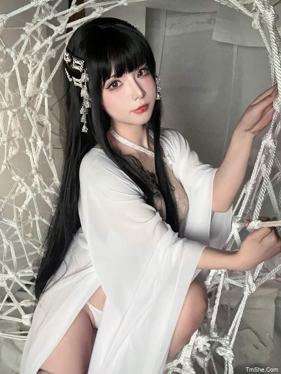 「yuuhui玉汇」SetA – 白龙吟(40P/81MB)-猫萌