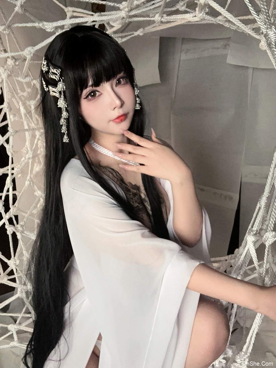 「yuuhui玉汇」SetA – 白龙吟(40P/81MB)-猫萌