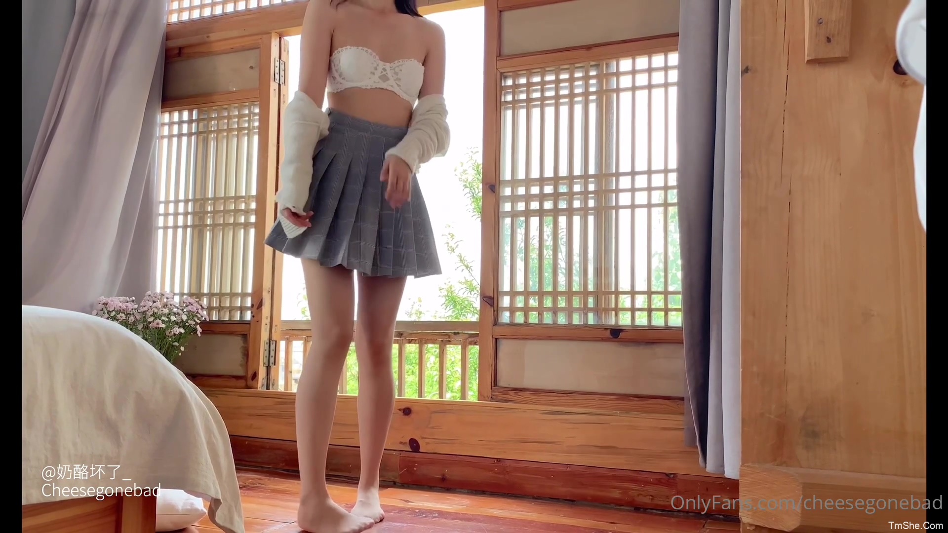 「Cheese奶酪坏了」视频 – 肉丝百褶裙(1V/232MB)-猫萌