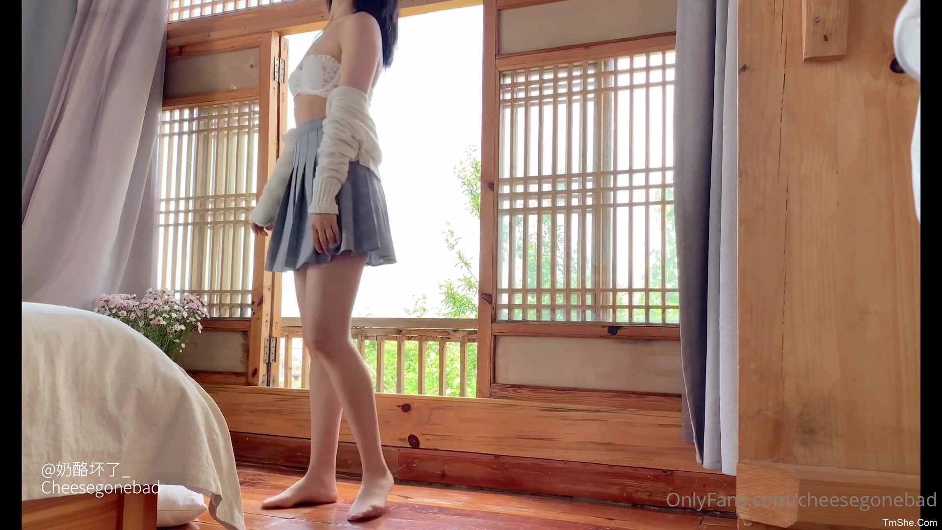 「Cheese奶酪坏了」视频 – 肉丝百褶裙(1V/232MB)-猫萌
