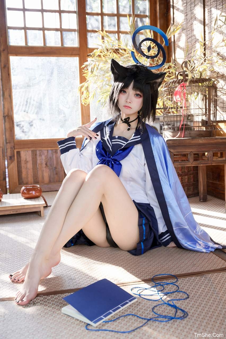 「九柒喵」COS图包 – 桐生桔梗(88P/471MB)-猫萌