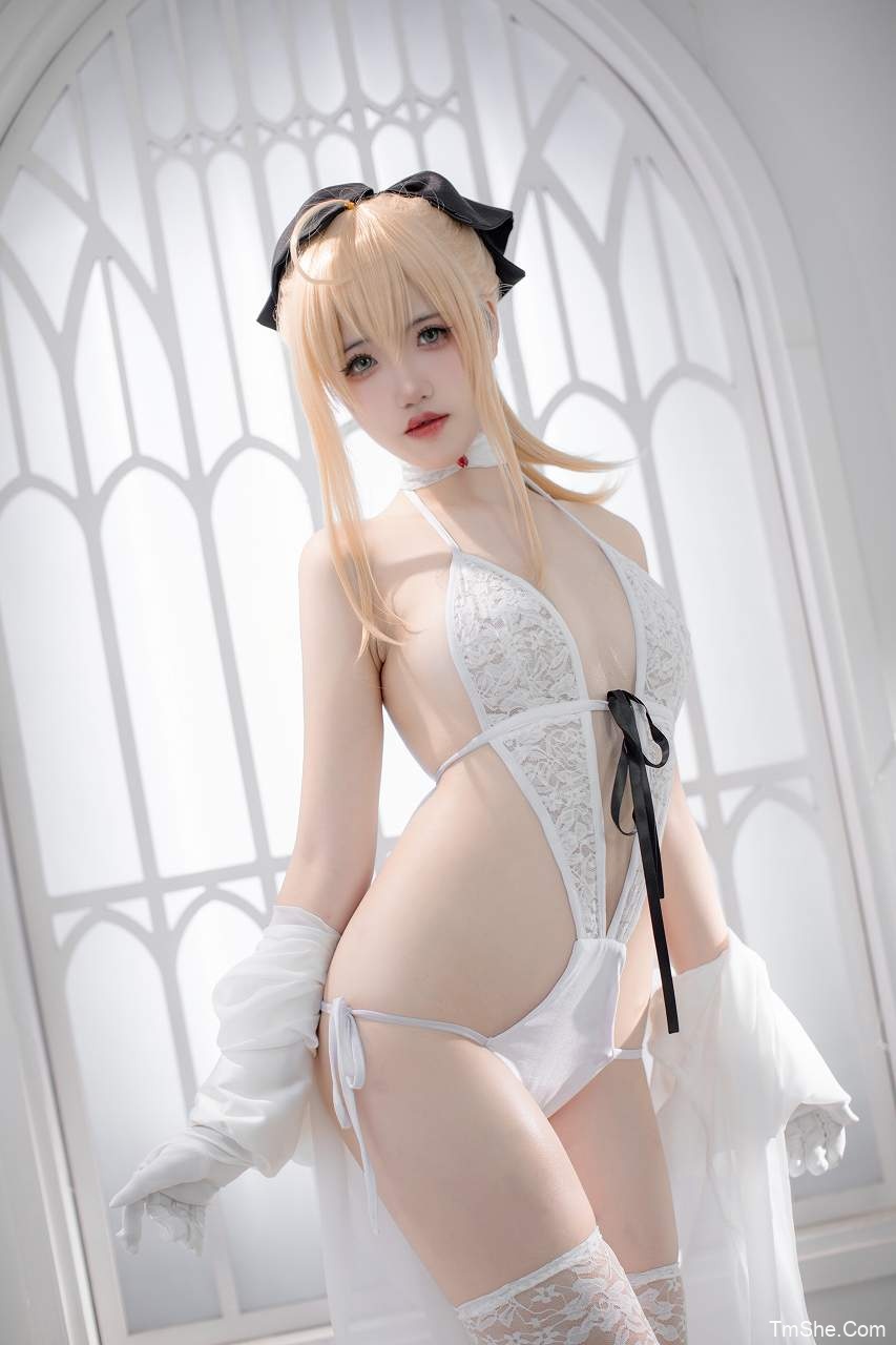 「阿薰kaOri」COS图包 – 白SABER(50P/229MB)-猫萌
