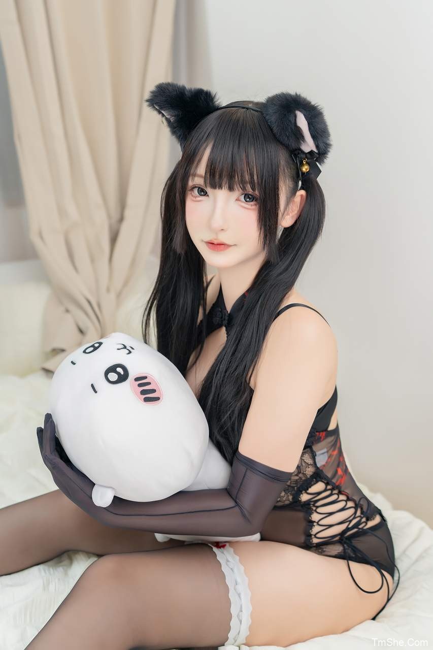 「神楽坂真冬」视图 – 黑猫诱惑(75P/2V/379MB)-猫萌