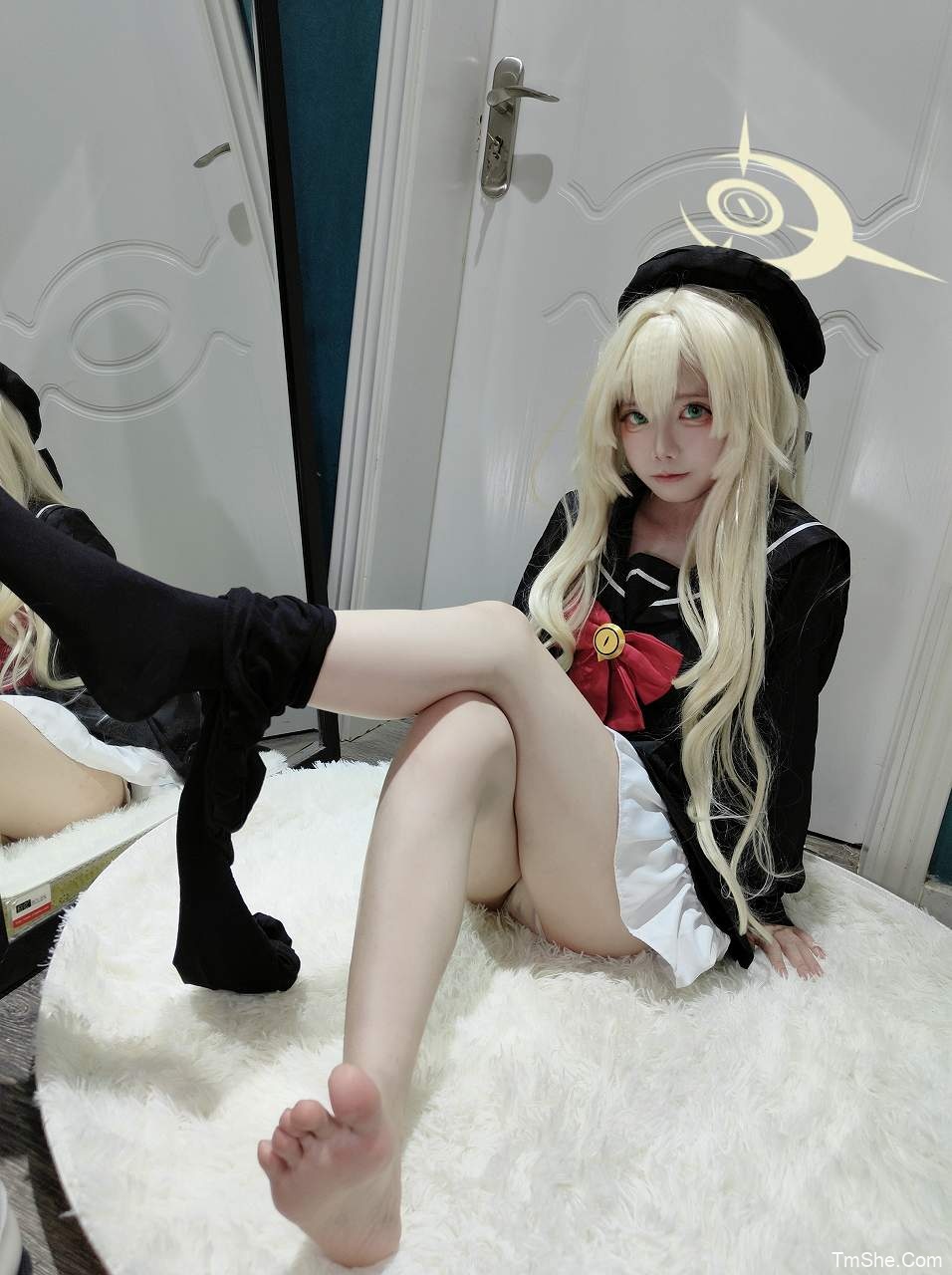 御子miko(miko3) 碧蓝档案 – 微笑教授(54P/413MB)-猫萌