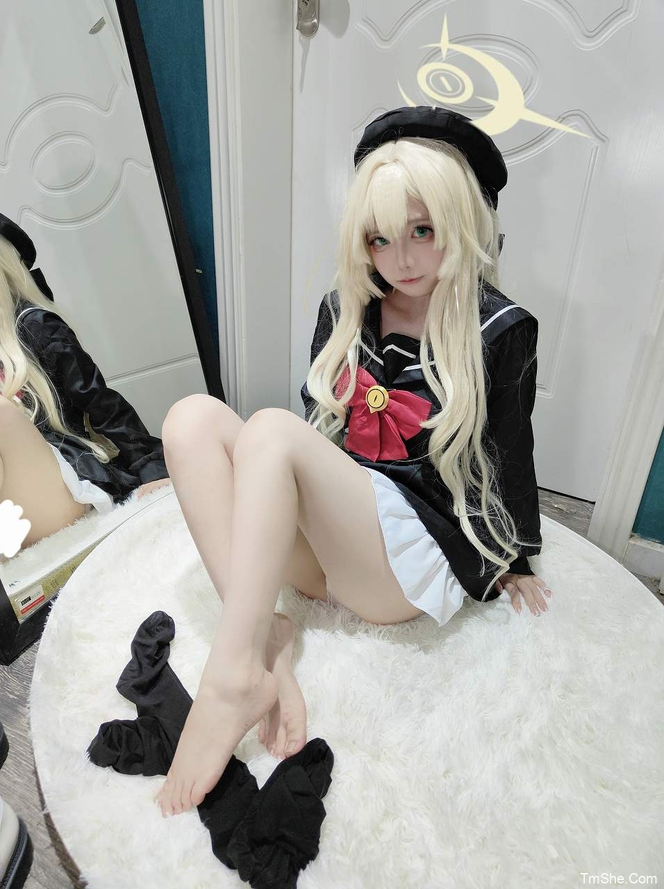 御子miko(miko3) 碧蓝档案 – 微笑教授(54P/413MB)-猫萌