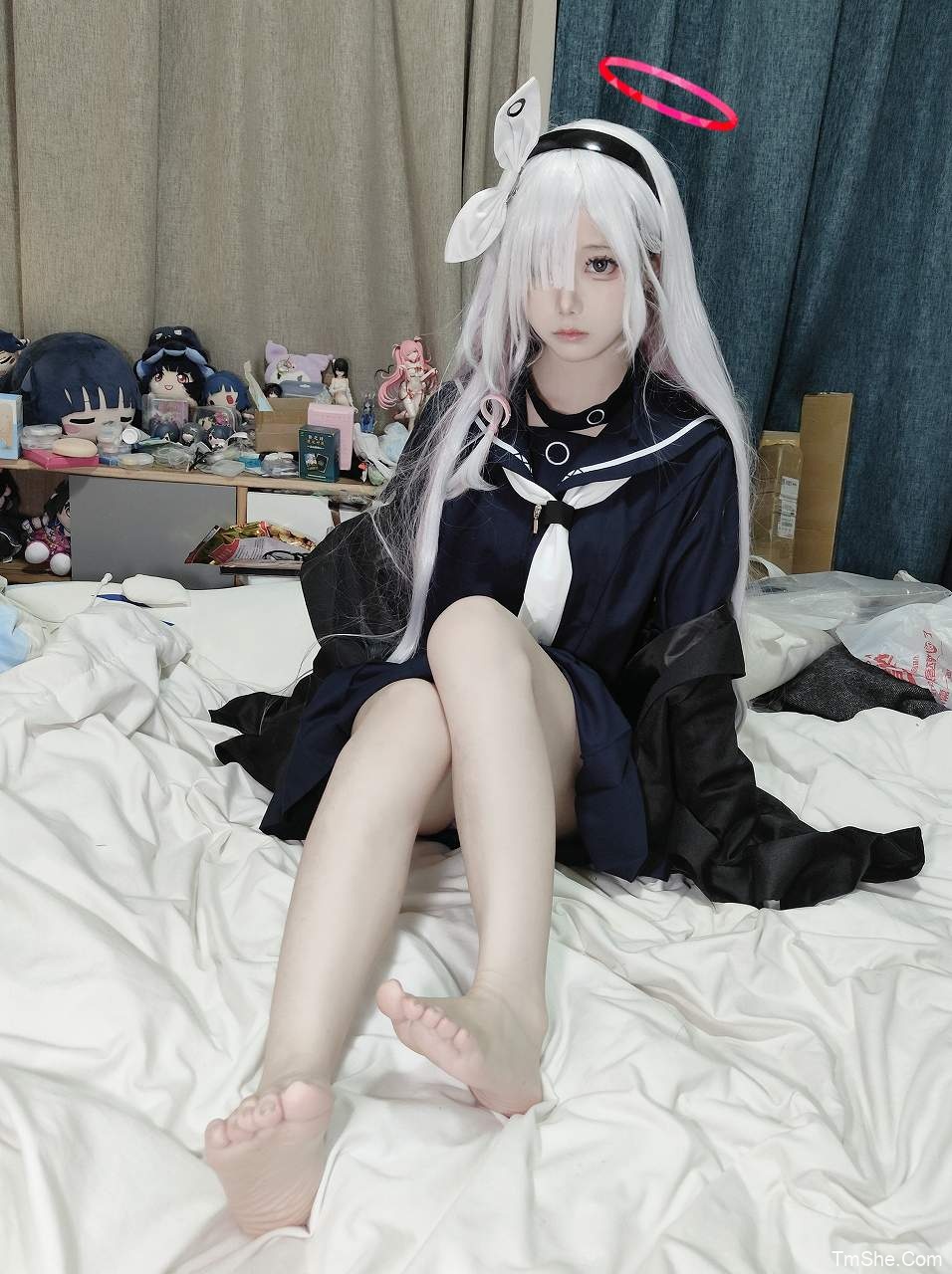 御子miko(miko3) 碧蓝档案 – 普拉娜(111P/2V/830MB)-猫萌