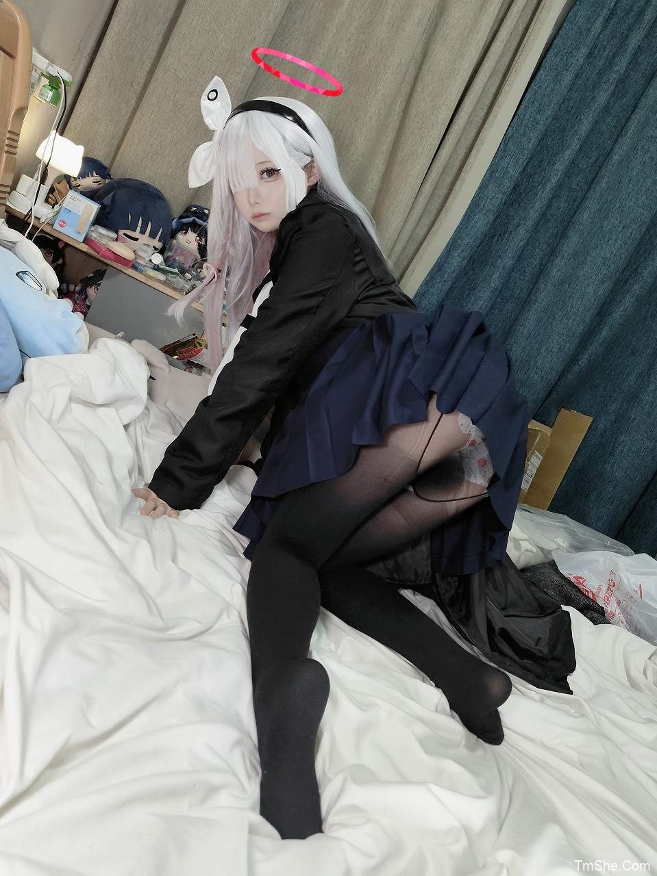 御子miko(miko3) 碧蓝档案 – 普拉娜(111P/2V/830MB)-猫萌