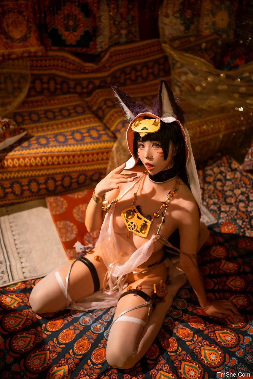 「上杉绘梨落」碧蓝航线 – 武藏 同人舞娘(18P/448MB)-猫萌