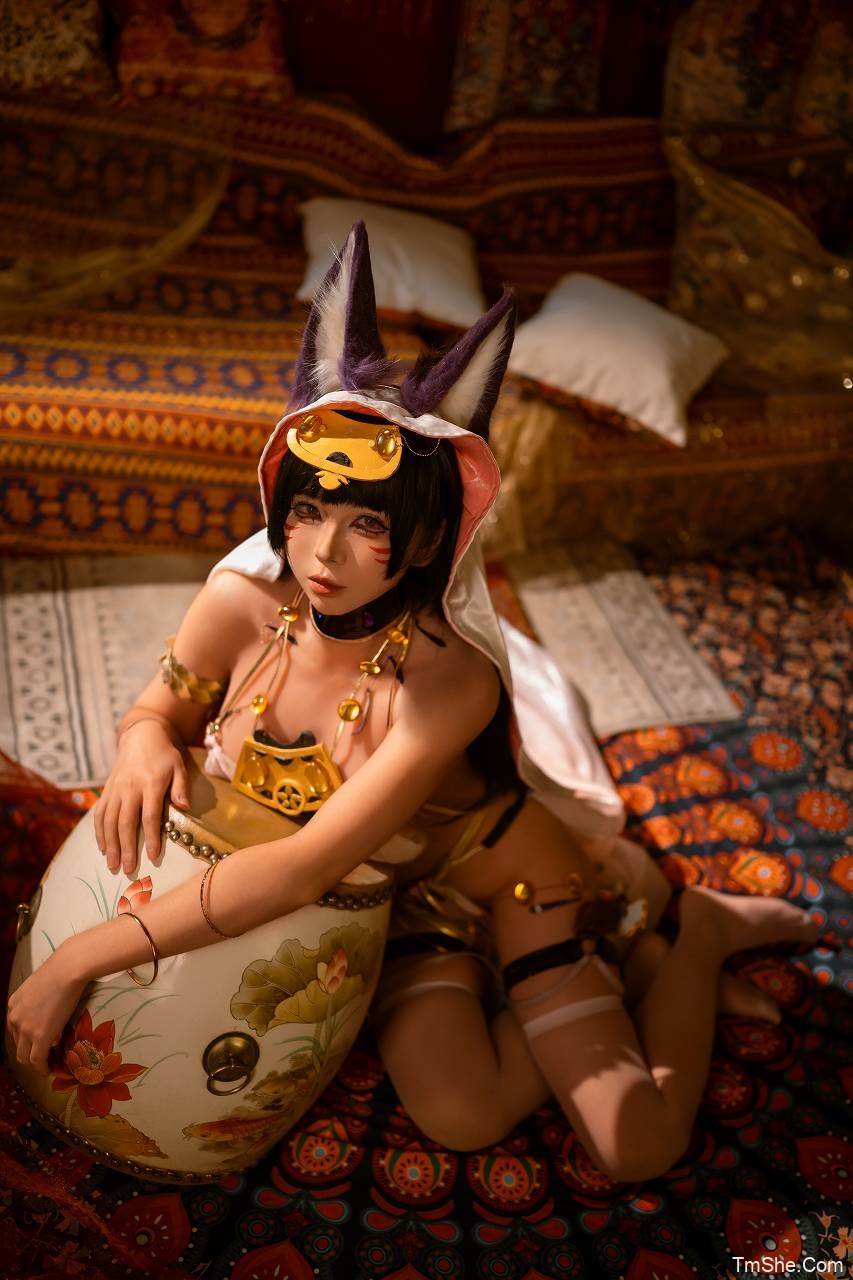 「上杉绘梨落」碧蓝航线 – 武藏 同人舞娘(18P/448MB)-猫萌