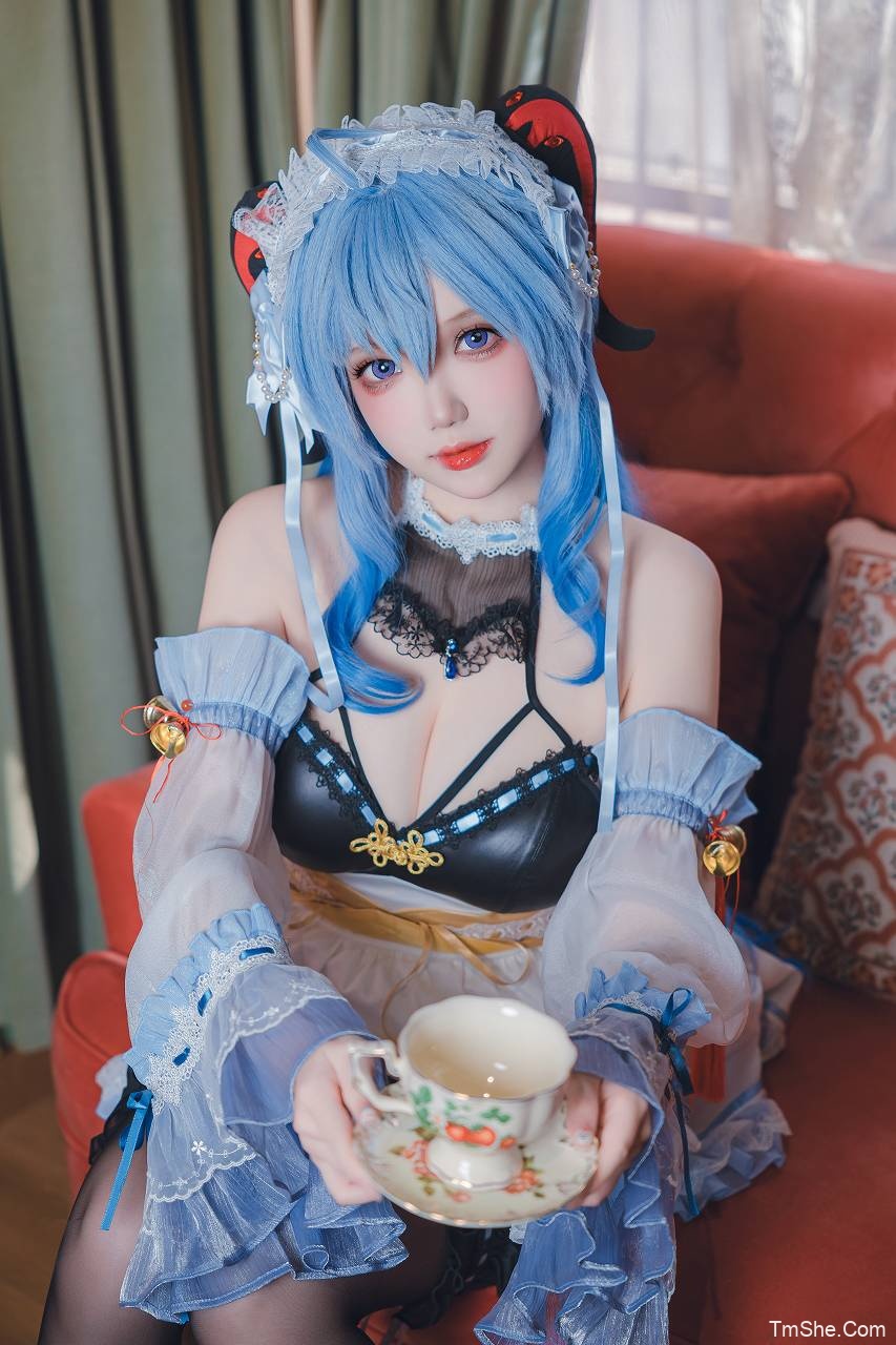 「雪晴Astra」视图 – 甘雨 女仆(31P/1V/763MB)-猫萌