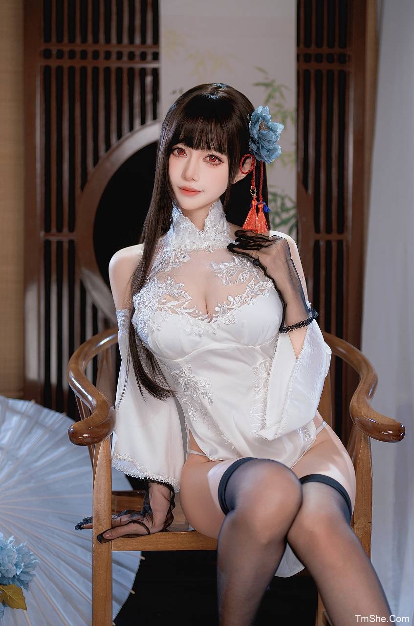「Shika小鹿鹿」摄影作品 – 逸仙旗袍(20P/312MB)-猫萌