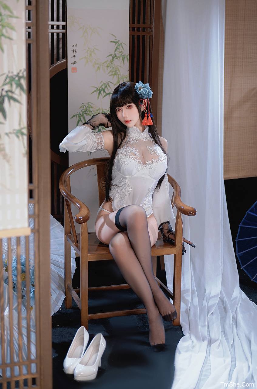「Shika小鹿鹿」摄影作品 – 逸仙旗袍(20P/312MB)-猫萌