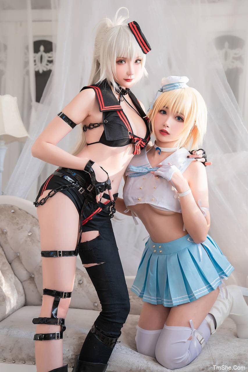 「Momoko葵葵&瓜希酱」黑白贞海战本 – 电子档(70P/1V/1.03GB)-猫萌