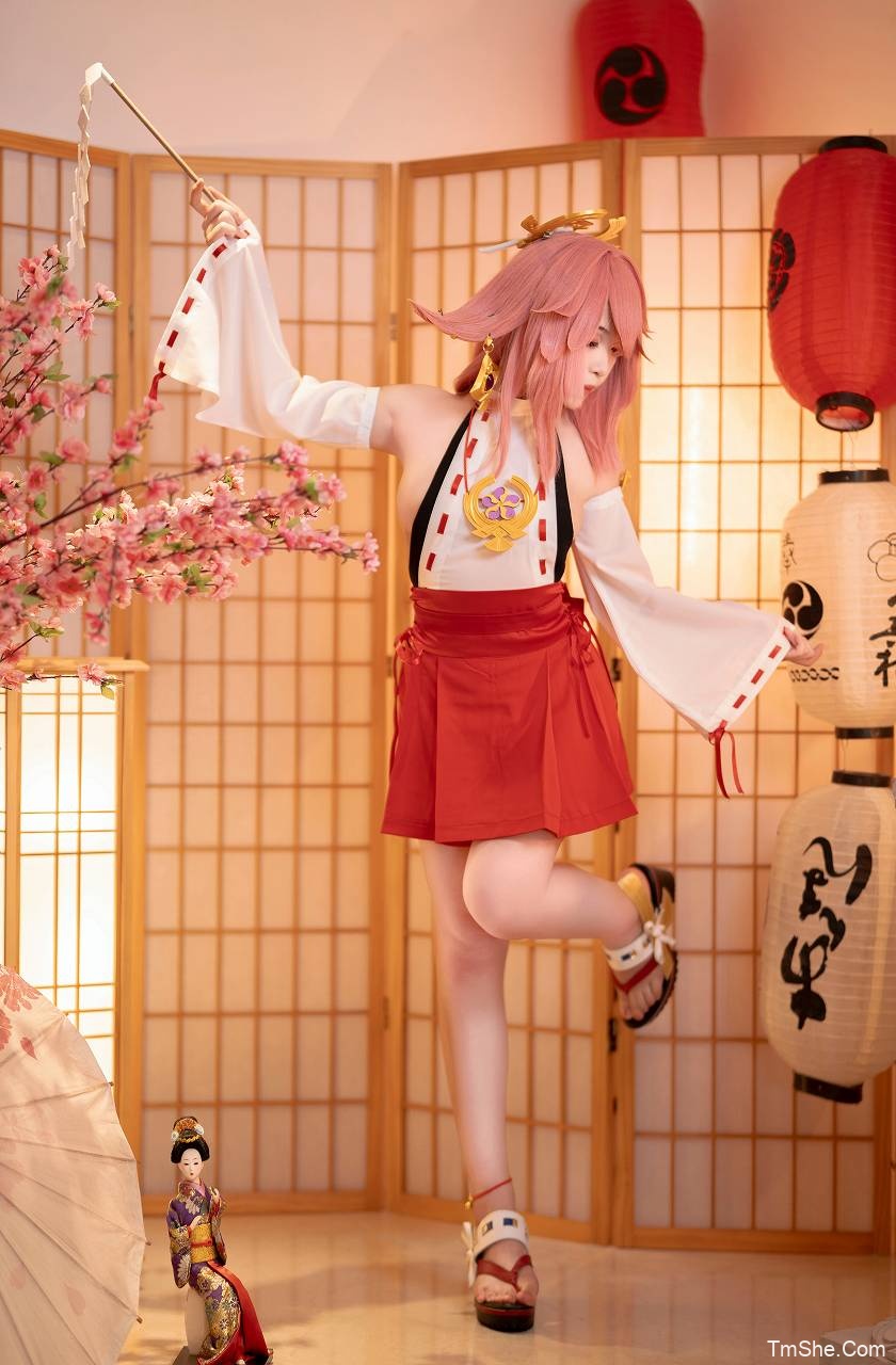 「Bangni邦尼」COS素材 – 八重神子(99P/782MB)-猫萌