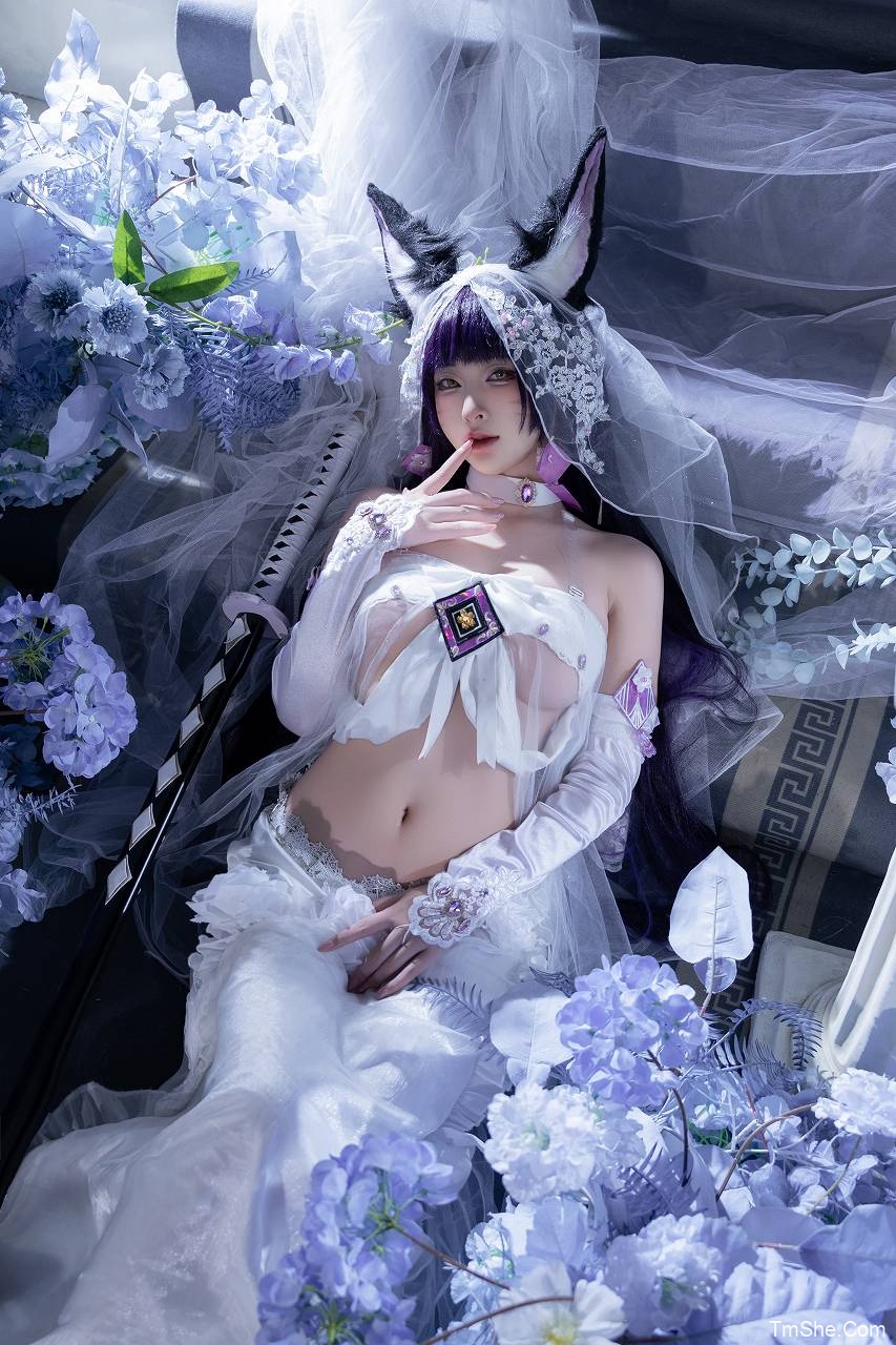 「清水由乃」碧蓝航线 – 武藏紫藤花(51P/1V/652MB)-猫萌