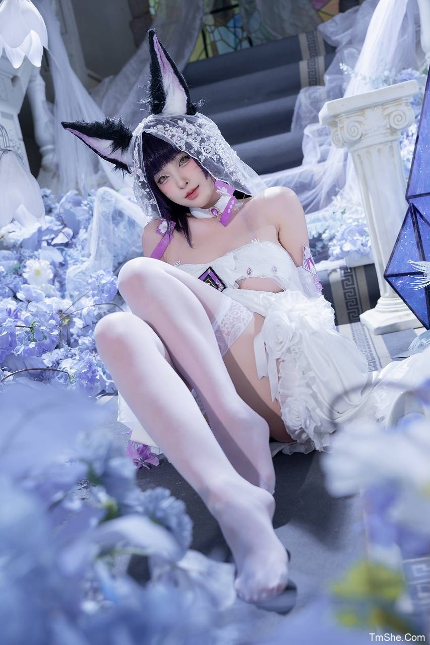 「清水由乃」碧蓝航线 – 武藏紫藤花(51P/1V/652MB)-猫萌