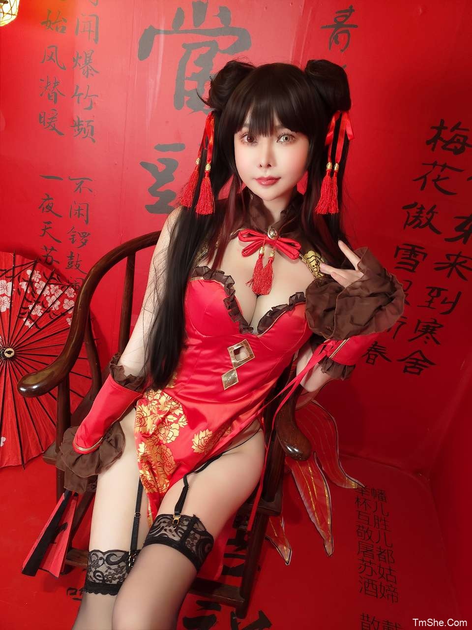 「亚马逊鲶鱼」VOL.15 – 时崎狂三 旗袍(25P/379MB)-猫萌