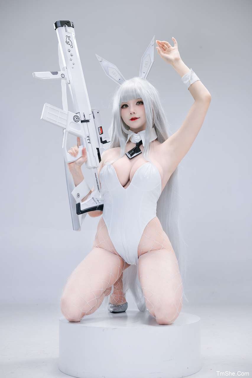 「仙九Airi」绘画素材 – 白兔(27P/371MB)-猫萌