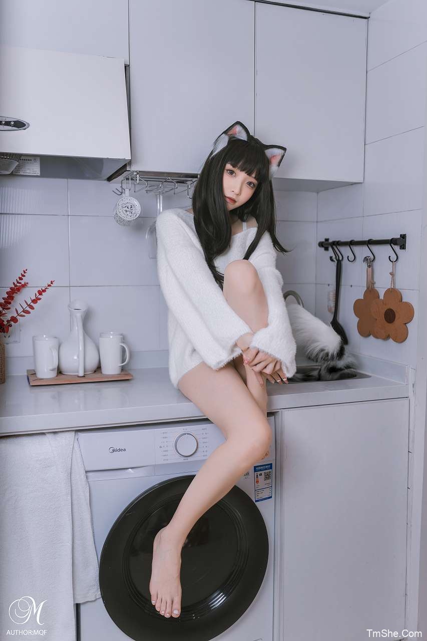 「祖木子」摄影素材 – 居家服黑猫猫(34P/371MB)-猫萌