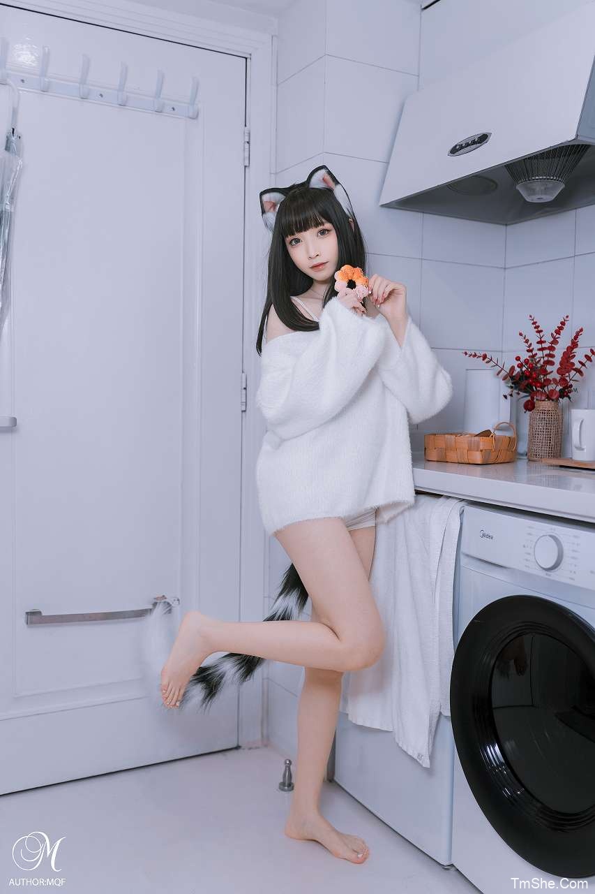 「祖木子」摄影素材 – 居家服黑猫猫(34P/371MB)-猫萌