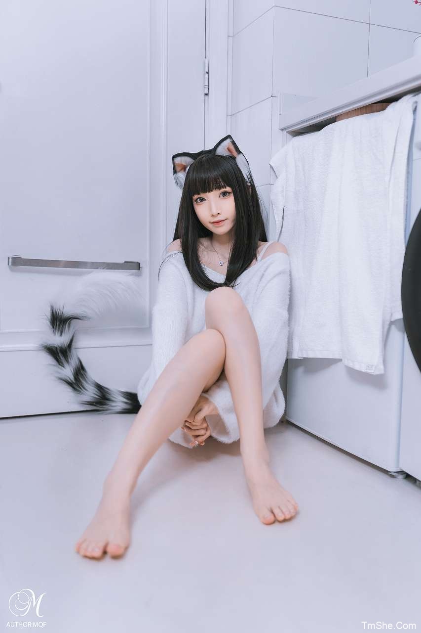 「祖木子」摄影素材 – 居家服黑猫猫(34P/371MB)-猫萌