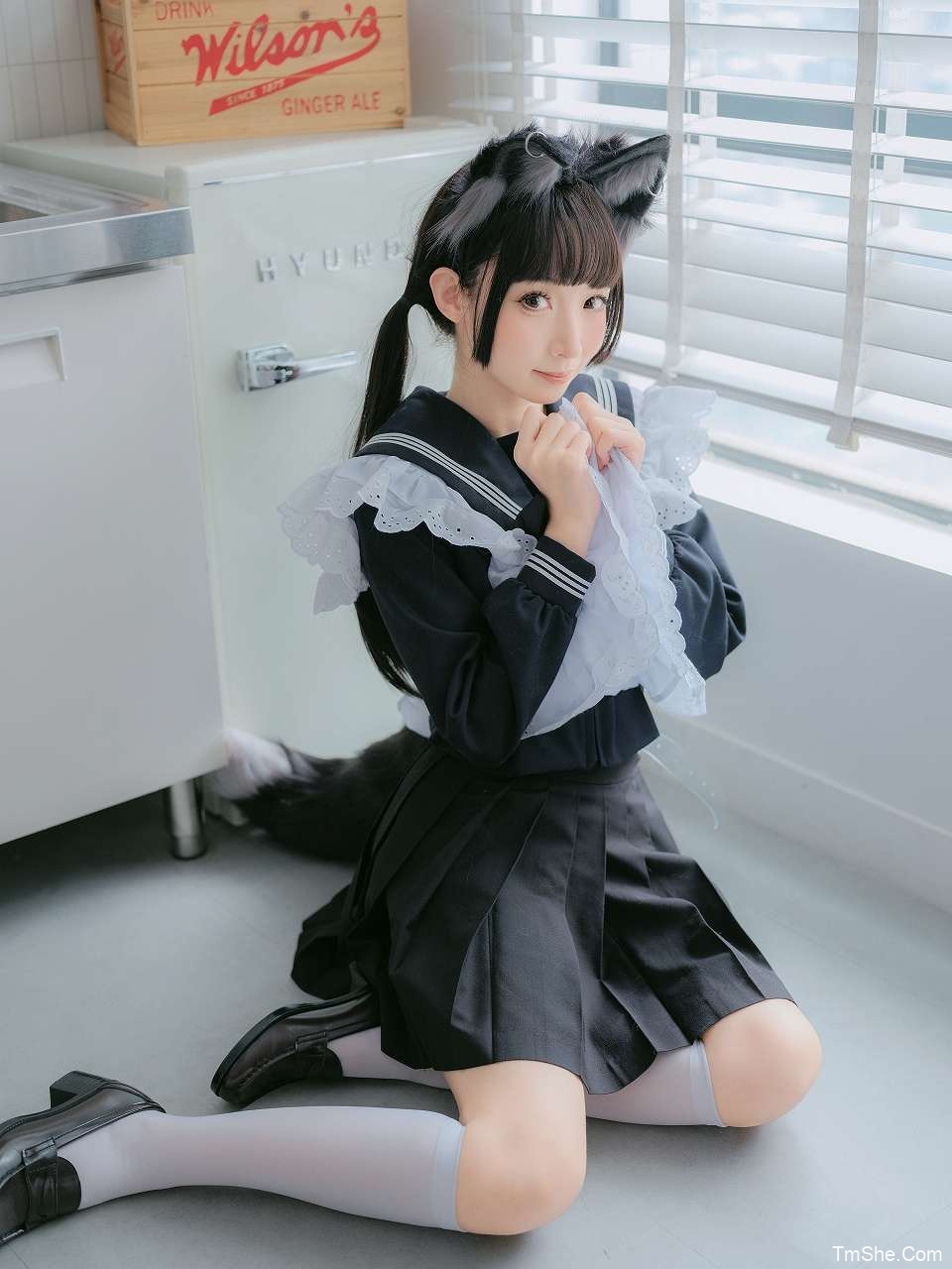 「祖木子」摄影会 – 昌岗JK女仆(17P/101MB)-猫萌