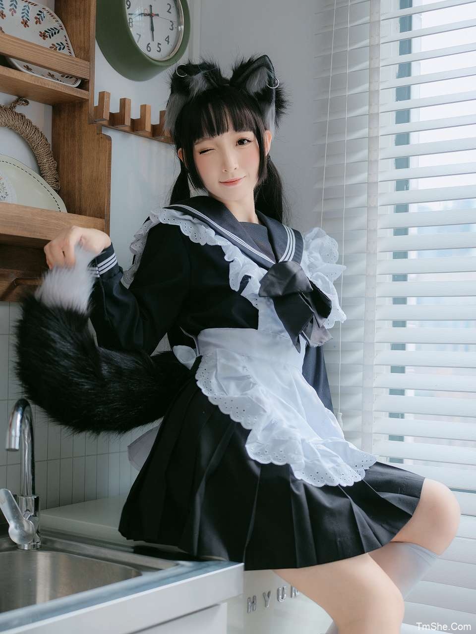 「祖木子」摄影会 – 昌岗JK女仆(17P/101MB)-猫萌