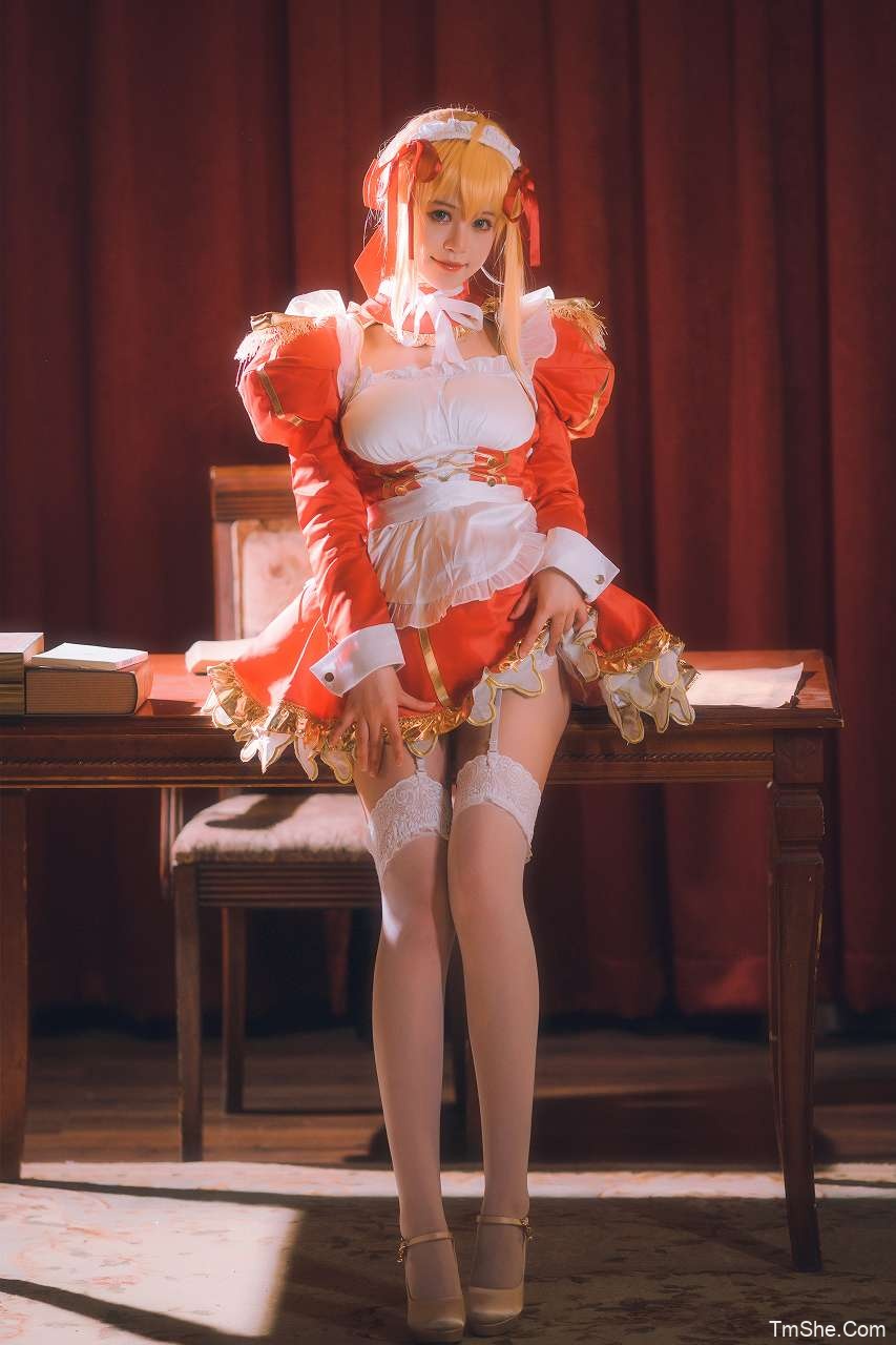 「颜值博主」星黛鹿鹿 – 尼禄女仆(34P/473MB)-猫萌