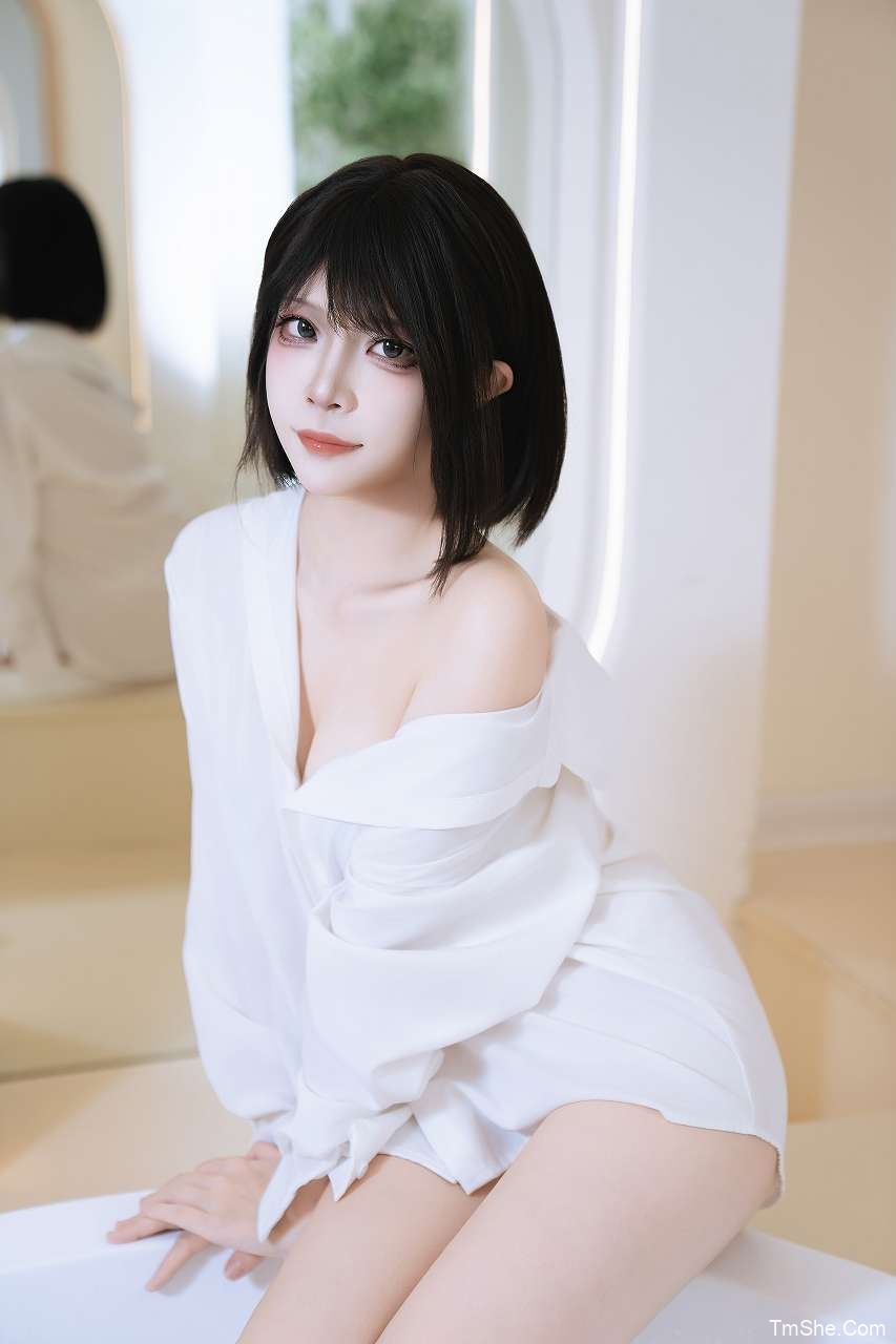 「二佐Nisa」定制级 – 浴缸白衬衫(35P/3V/2.85GB)-猫萌